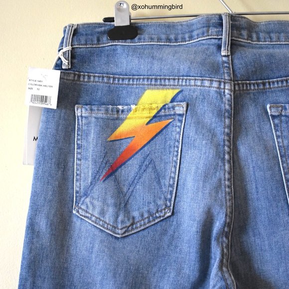 MOTHER | The Stunner Ankle Step Fray Jeans (Helter Skelter) Size 32 NWT - Picture 8 of 16